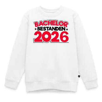 Bachelor 2026 Abschluss Promotion Sponsion - Kinder Premium Organic Sweatshirt - Weiß - Vorne - AI Model Kid Male (0cm)