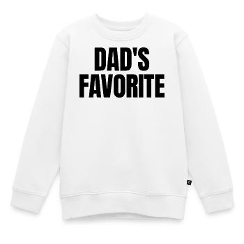 Lieblingskind Papas Liebling Ich bin Papas Lieblin - Kinder Premium Organic Sweatshirt - Weiß - Vorne - AI Model Kid Male (0cm)