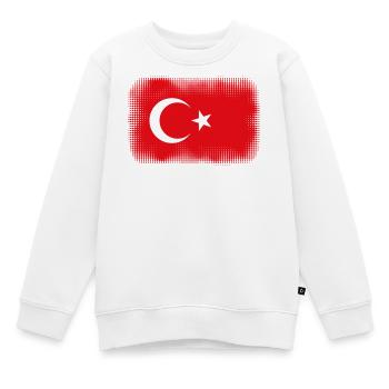 La Turquie en tant que Turquie - Sweat Premium enfant bio - blanc - Devant - AI Model Kid Male (0cm)