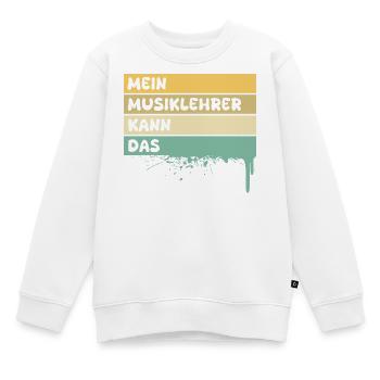 Profession : Professeur de musique - Sweat Premium enfant bio - blanc - Devant - AI Model Kid Male (0cm)
