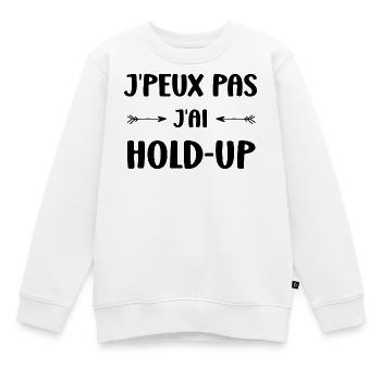 Warte mal - Kinder Premium Organic Sweatshirt - Weiß - Vorne - AI Model Kid Male (0cm)