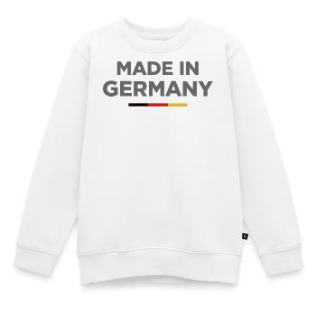 Made in Germany Shirt - Kinder Premium Organic Sweatshirt - Weiß - Vorne - AI Model Kid Male (0cm)