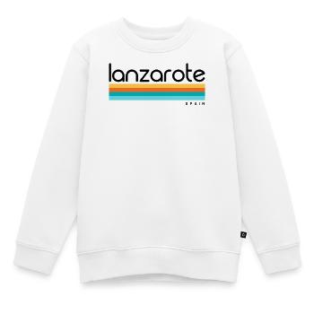 Lanzarote - Espagne - Espagne - Espagne - Îles Canaries - Sweat Premium enfant bio - blanc - Devant - AI Model Kid Male (0cm)