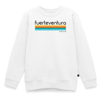 Fuerteventura - Spain - Spanien - Espana - Kanaren - Kinder Premium Organic Sweatshirt - Weiß - Vorne - AI Model Kid Male (0cm)