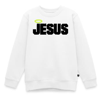 Mon Dieu - Sweat Premium enfant bio - blanc - Devant - AI Model Kid Male (0cm)