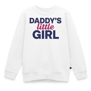 Daddy's Little Girl Süßes Tochter Design - Kinder Premium Organic Sweatshirt - Weiß - Vorne - AI Model Kid Male (0cm)
