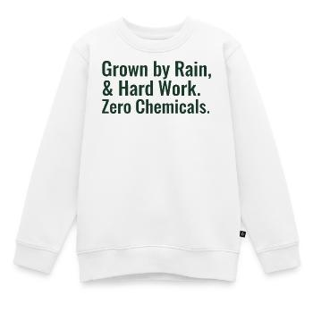 Nachhaltige Gartenbau Sprüche Regenerative Landwir - Kinder Premium Organic Sweatshirt - Weiß - Vorne - AI Model Kid Male (0cm)