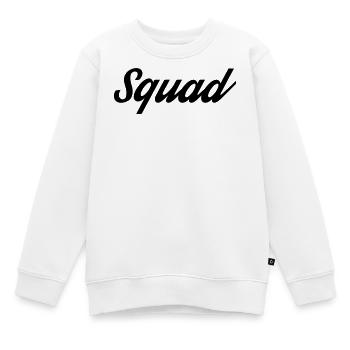 Squad - Kinder Premium Organic Sweatshirt - Weiß - Vorne - AI Model Kid Male (0cm)