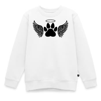 Mémorial des animaux de compagnie - Sweat Premium enfant bio - blanc - Devant - AI Model Kid Male (0cm)