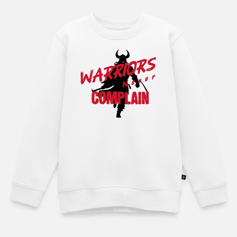 Keine Beschwerden - Kinder Premium Organic Sweatshirt - Weiß