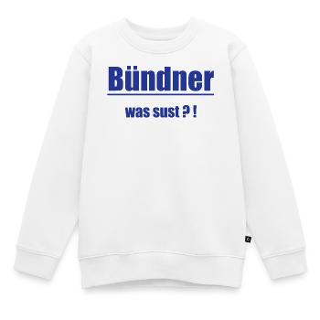Grisons Quoi ?! - Sweat Premium enfant bio - blanc - Devant - AI Model Kid Male (0cm)