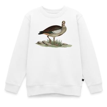 Style nature du canard terreux - Sweat Premium enfant bio - blanc - Devant - AI Model Kid Male (0cm)