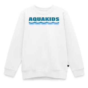 AQUAKIDS - Kinder Premium Organic Sweatshirt - Weiß - Vorne - AI Model Kid Male (0cm)