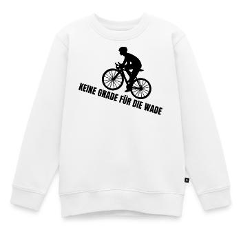 Keine Gnade für die Wade  - Kinder Premium Organic Sweatshirt - Weiß - Vorne - AI Model Kid Male (0cm)