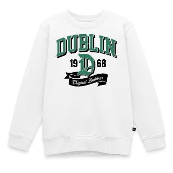 Dublin Original Dubliner - Kinder Premium Organic Sweatshirt - Weiß - Vorne - AI Model Kid Male (0cm)