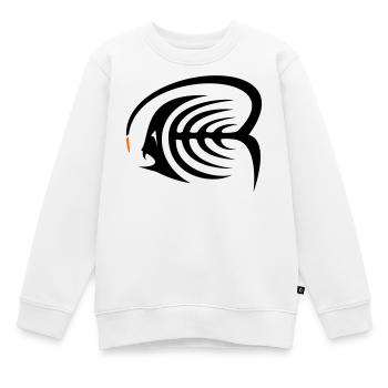 Anglerfisch - Kinder Premium Organic Sweatshirt - Weiß - Vorne - AI Model Kid Male (0cm)