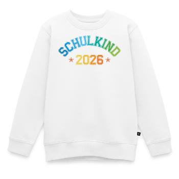 Justaucorps scolaire scolaire 2026 Inscription au collège - Sweat Premium enfant bio - blanc - Devant - AI Model Kid Male (0cm)