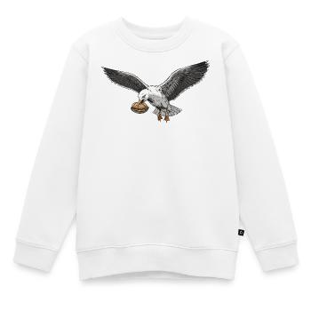 Boulderer Colorsplash Boulder Bouldern - Kinder Premium Organic Sweatshirt - Weiß - Vorne - AI Model Kid Male (0cm)