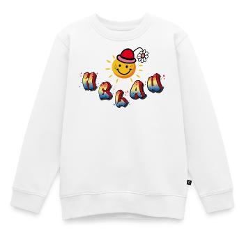 Karneval Helau - Kinder Premium Organic Sweatshirt - Weiß - Vorne - AI Model Kid Male (0cm)