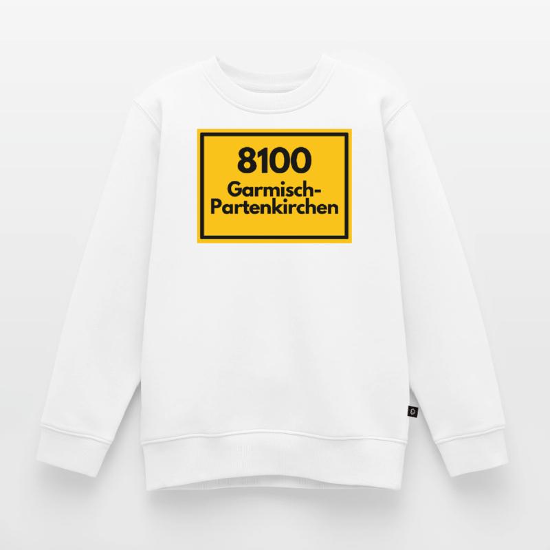 OLD POSTCODE POSTCODE 8100 GARMISCH-PARTENKIRCHEN Kids Premium Organic Sweatshirt