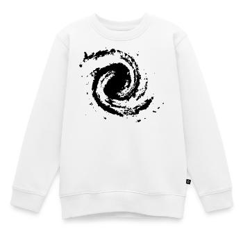 GADS Galaxy - Kids Premium Organic Sweatshirt - white - Front - AI Model Kid Male (0cm)