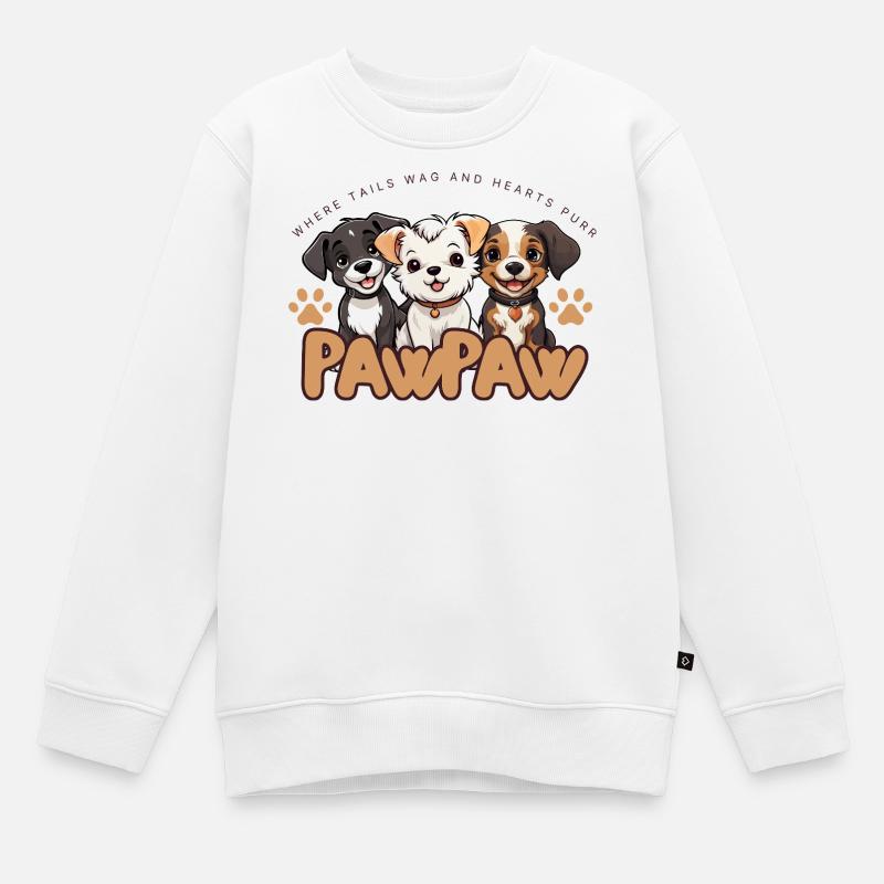Puppy Love Tee - Sweat Premium enfant bio - blanc