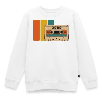 2000 anniversaire 2000 né en 2000 anniversaire - Sweat Premium enfant bio - blanc - Devant - AI Model Kid Male (0cm)