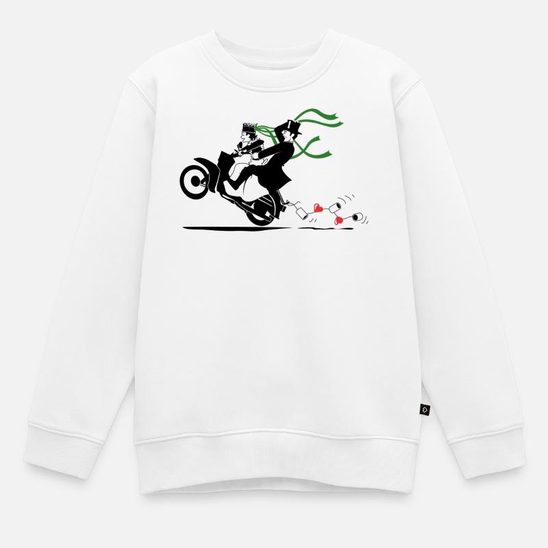 SERBSKI KVASS - Sweat Premium enfant bio - blanc
