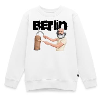 Berlin Döner Marx - Kinder Premium Organic Sweatshirt - Weiß - Vorne - AI Model Kid Male (0cm)