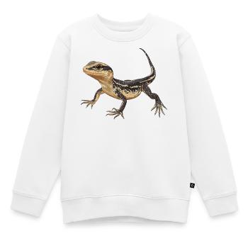 Lézard des lézards - Sweat Premium enfant bio - blanc - Devant - AI Model Kid Male (0cm)