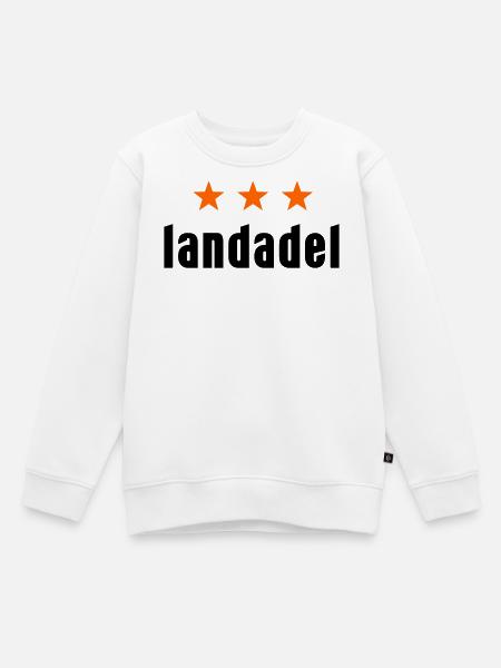 Noblesse terrienne avec des étoiles - Sweat Premium enfant bio - blanc