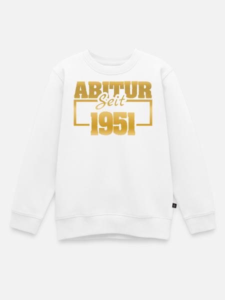 1951 - Kinder Premium Organic Sweatshirt - Weiß