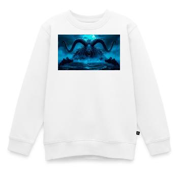 Beowulf Grendels Mutter erhebt sich aus dem Dunklen See - Kinder Premium Organic Sweatshirt - Weiß - Vorne - AI Model Kid Male (0cm)