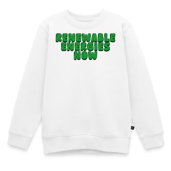 Erneuerbare Energien heute - Kinder Premium Organic Sweatshirt - Weiß - Vorne - AI Model Kid Male (0cm)
