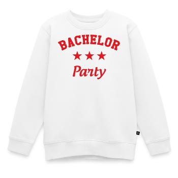 Junggesellenabschied: Junggesellenabschiedsstars - Kinder Premium Organic Sweatshirt - Weiß - Vorne - AI Model Kid Male (0cm)