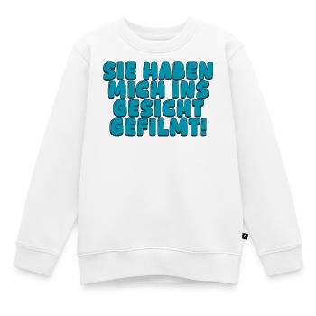 Sie haben mich ins Geischt - Kinder Premium Organic Sweatshirt - Weiß - Vorne - AI Model Kid Male (0cm)