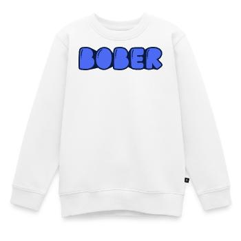 Bober - Kinder Premium Organic Sweatshirt - Weiß - Vorne - AI Model Kid Male (0cm)