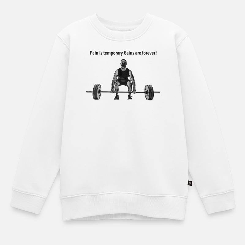 Pain_is - Sweat Premium enfant bio - blanc