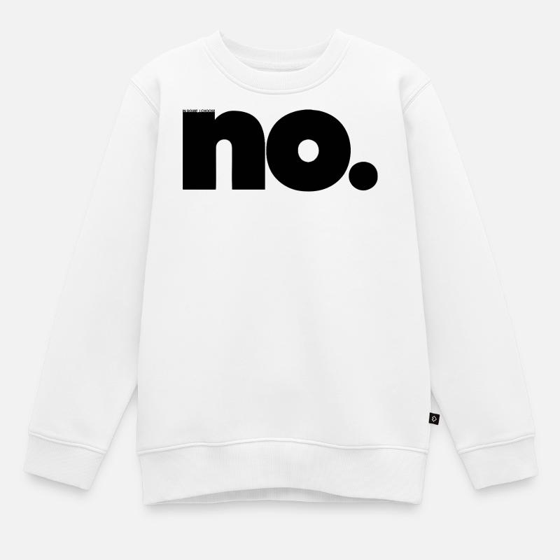 Je choisis - Sweat Premium enfant bio - blanc