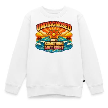 Ce n’est pas diagnostiqué, mais quelque chose ne va pas - Sweat Premium enfant bio - blanc - Devant - AI Model Kid Male (0cm)