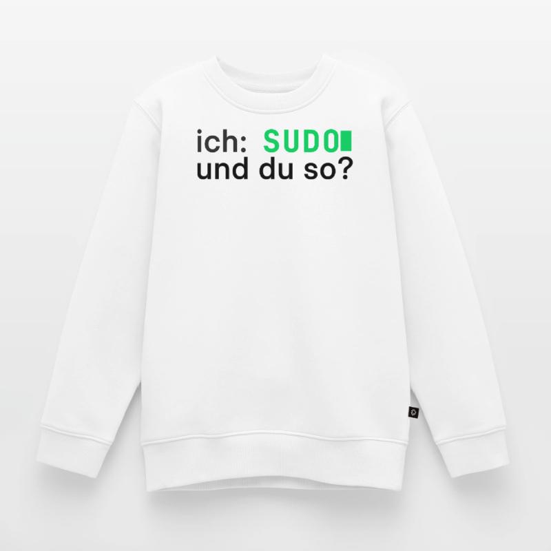 ich: SUDO und du so? Linux Programmierer - dunkel Kinder Premium Organic Sweatshirt