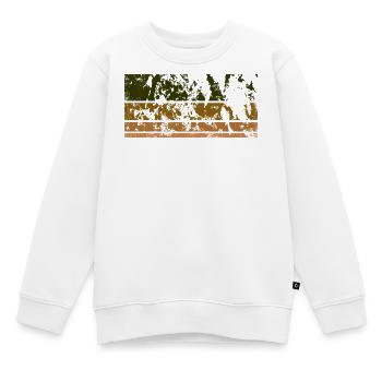 HIntergrund - Vintage Khaki - Kinder Premium Organic Sweatshirt - Weiß - Vorne - AI Model Kid Male (0cm)