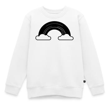 arc en ciel - Sweat Premium enfant bio - blanc - Devant - AI Model Kid Male (0cm)