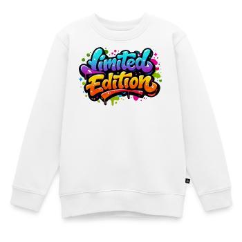 limited-edition - Kinder Premium Organic Sweatshirt - Weiß - Vorne - AI Model Kid Male (0cm)