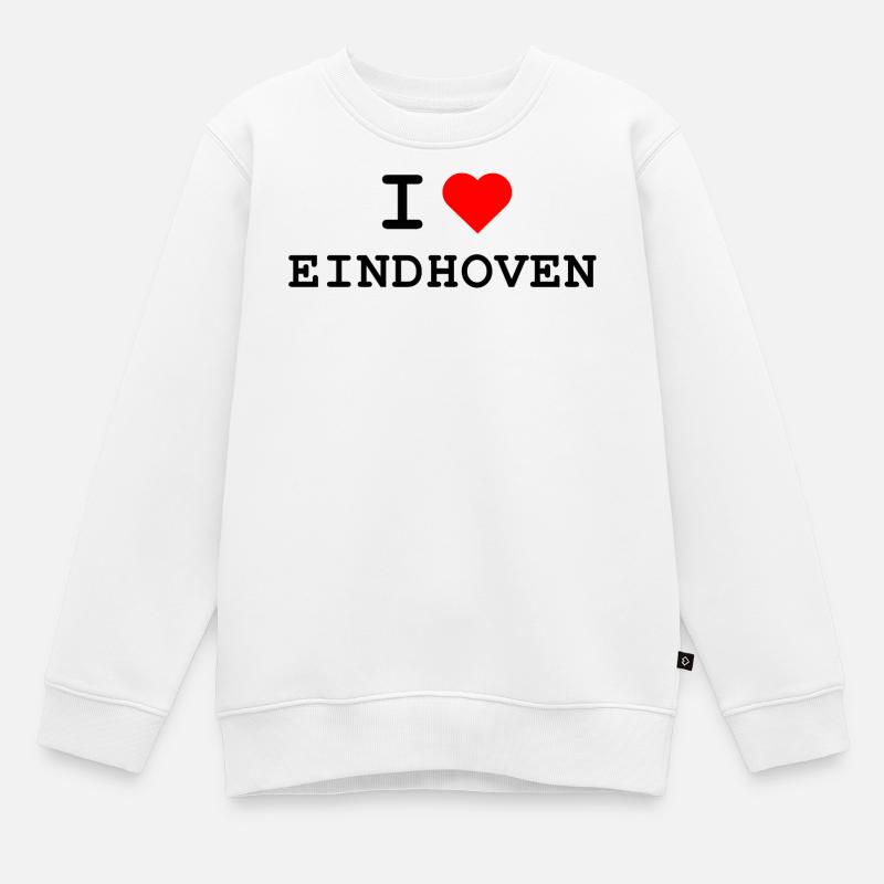 Ich liebe Eindhoven - J’aime Eindhoven - Sweat Premium enfant bio - blanc