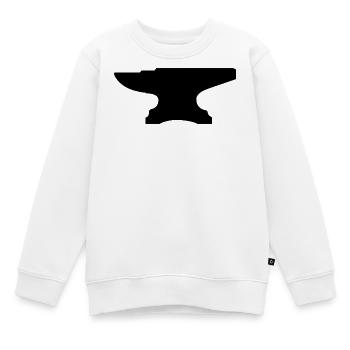 Amboss - Kinder Premium Organic Sweatshirt - Weiß - Vorne - AI Model Kid Male (0cm)