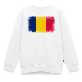 Land Tschad - Kinder Premium Organic Sweatshirt - Weiß - Vorne - AI Model Kid Male (0cm)