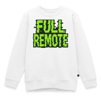 Vollständig remote: 100% Remote-Experte - Kinder Premium Organic Sweatshirt - Weiß - Vorne - AI Model Kid Male (0cm)