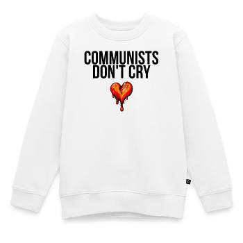 Les communistes ne pleurent pas - Sweat Premium enfant bio - blanc - Devant - AI Model Kid Male (0cm)