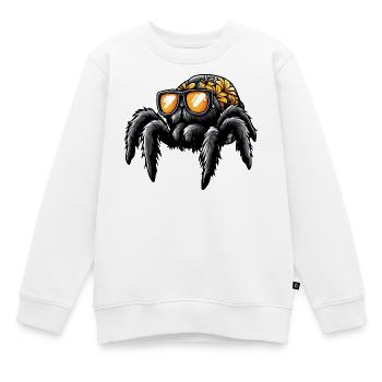 Tarantula Comic Holidays - Sweat Premium enfant bio - blanc - Devant - AI Model Kid Male (0cm)